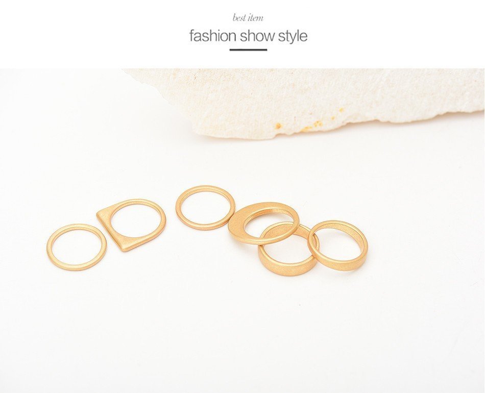 4 Pieces Rings Set Bohemia For Women 4 Pieces Rings Set Bohemia For Women