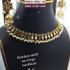 Kundan Choker Necklace With Jhumka