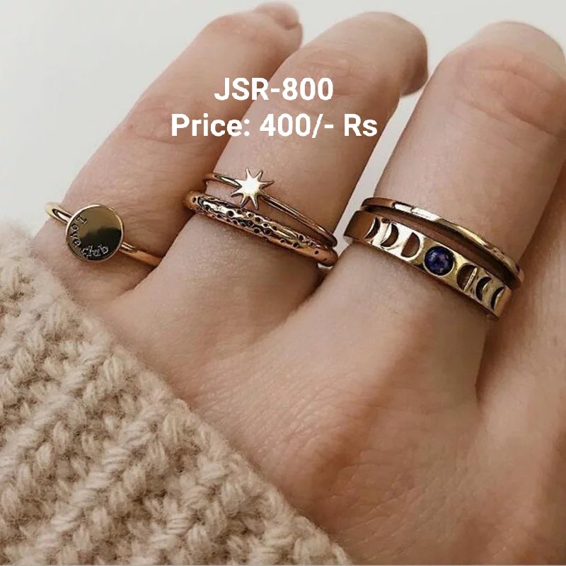 Retro simple Rings