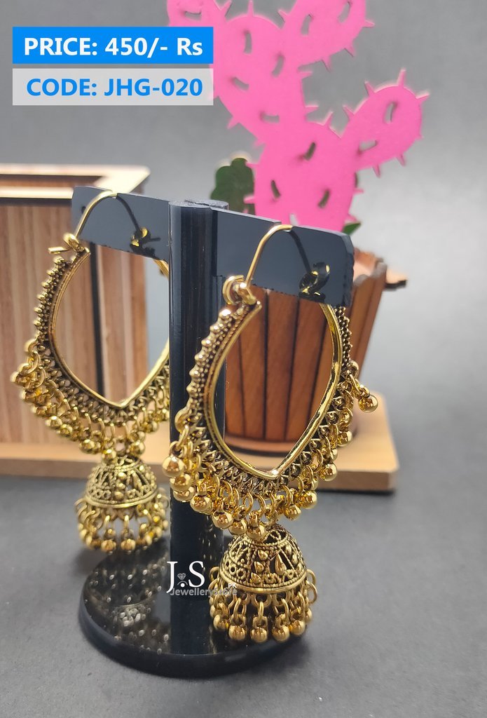 Bali With Jhumkay In Antique Colors Price in Pakistan – J.S Jewellery ...