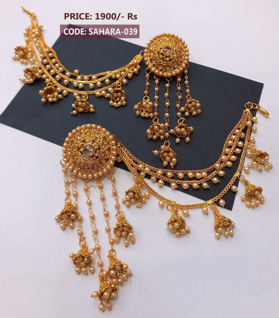 BAHUBALI STYLE EARINGS | Bridal hair buns, Indian bride makeup, Indian  bridal hairstyles