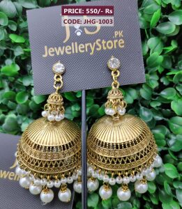 Traditional Indian Bridal Earrings - J.S Jewellery Store PK