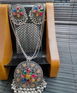 Modern Style Multi Beads Necklace Set