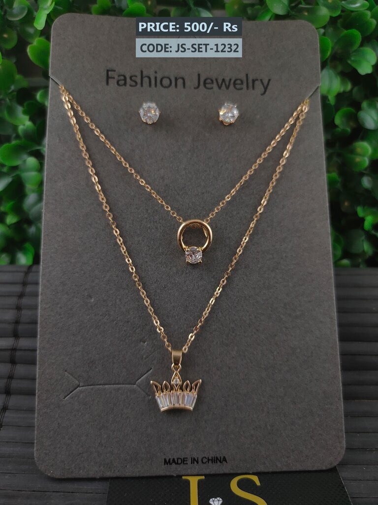 Queen Crown Crystal Stud Earrings Pendant Necklace Price In Pakistan J S Jewellery Store Pk Queen Crown Crystal Stud Earrings Pendant Necklace Price In Pakistan J S Jewellery Store Pk