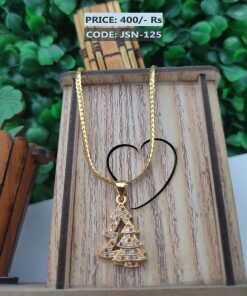 Christmas Tree Pendant Necklace