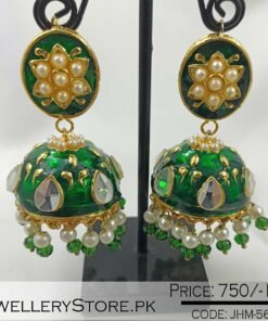 Attractive Indian Meenakari Jhumka Earrings