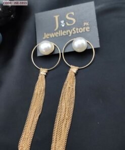 Exquisite Long Sterling Tassel Earrings