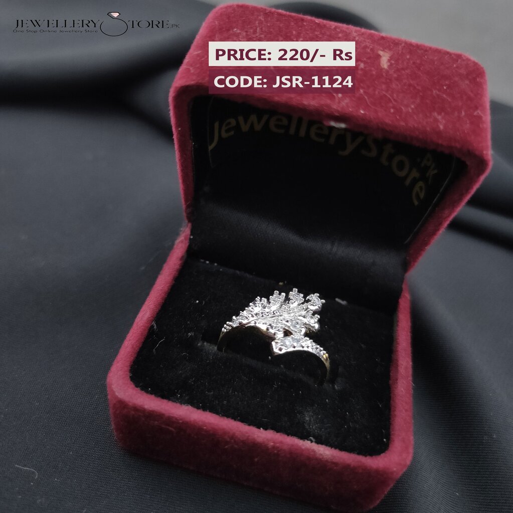 Simulated Crystal Diamond Rings Price in Pakistan J.S Jewellery Store PK