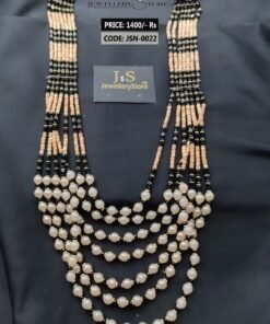 Bridal's Necklace Mala Pearls With Multi Chains