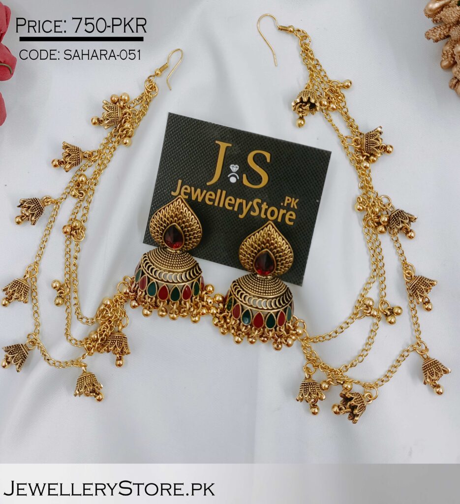 Sahara earring chains sales