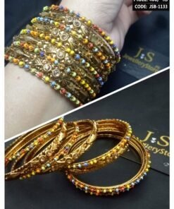 Mixed Beads Hyderabadi Bangles