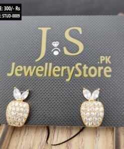 Rose Gold Pineapple Stud Earrings