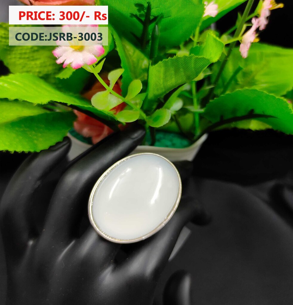 Imported White Big Stone Ring Price in Pakistan J.S Jewellery Store PK