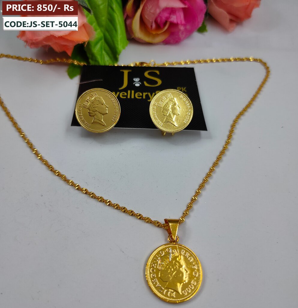 Queen Elizabeth Coin Pendant Necklace Set Price In Pakistan J S Jewellery Store Pk Queen Elizabeth Coin Pendant Necklace Set Price In Pakistan J S Jewellery Store Pk