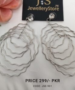 Silver and Golden Multi Hoop Earrings