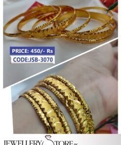 Indian Metal Gold Plated Bangles
