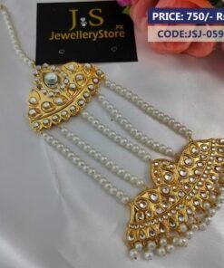 Trendy Multi Pearls Layers Meenakari Jhoomar