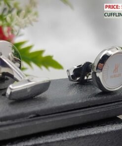 HUBLOT Branded Silver Cufflinks Stud