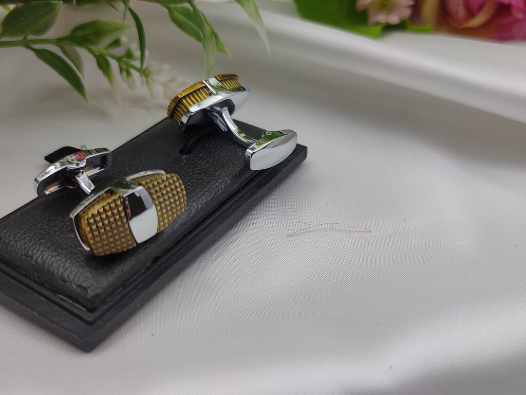 Trendy Branded Black Cufflinks Stud J.S Jewellery Store PK