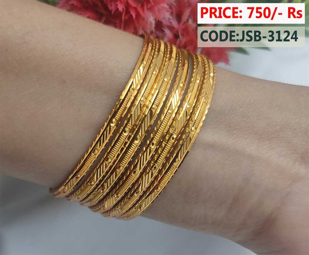 Trendy Indian Gold Plated Bangles J.S Jewellery Store PK
