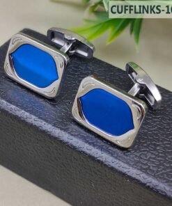 Branded Rectangle Shape Cufflinks Stud