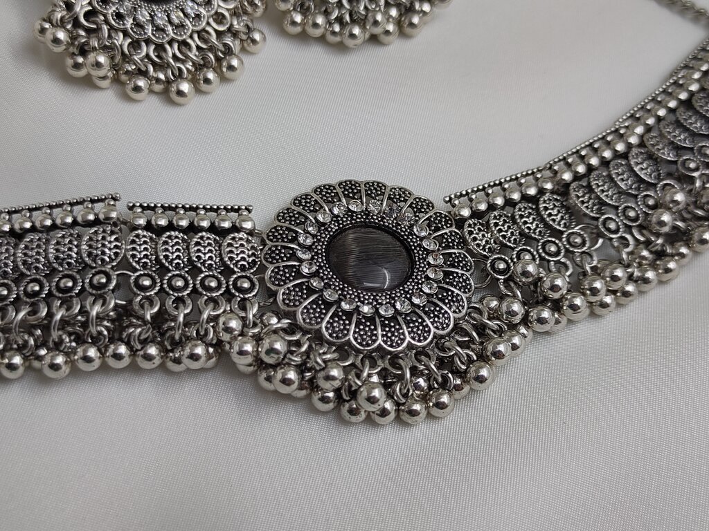 Rajasthani black metal clearance jewellery online