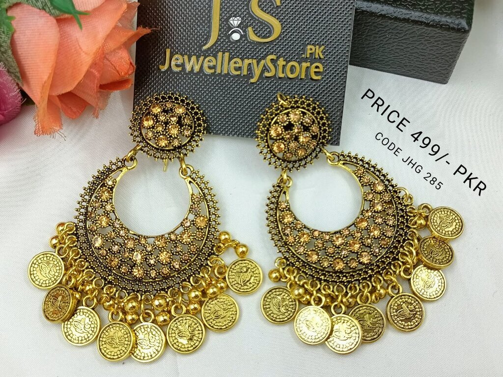 Gold Diamond Earring Bali 3.510 18kt – Kishanjewellers