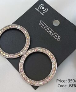 Branded Stylish Silver Plated Hoop Earrings