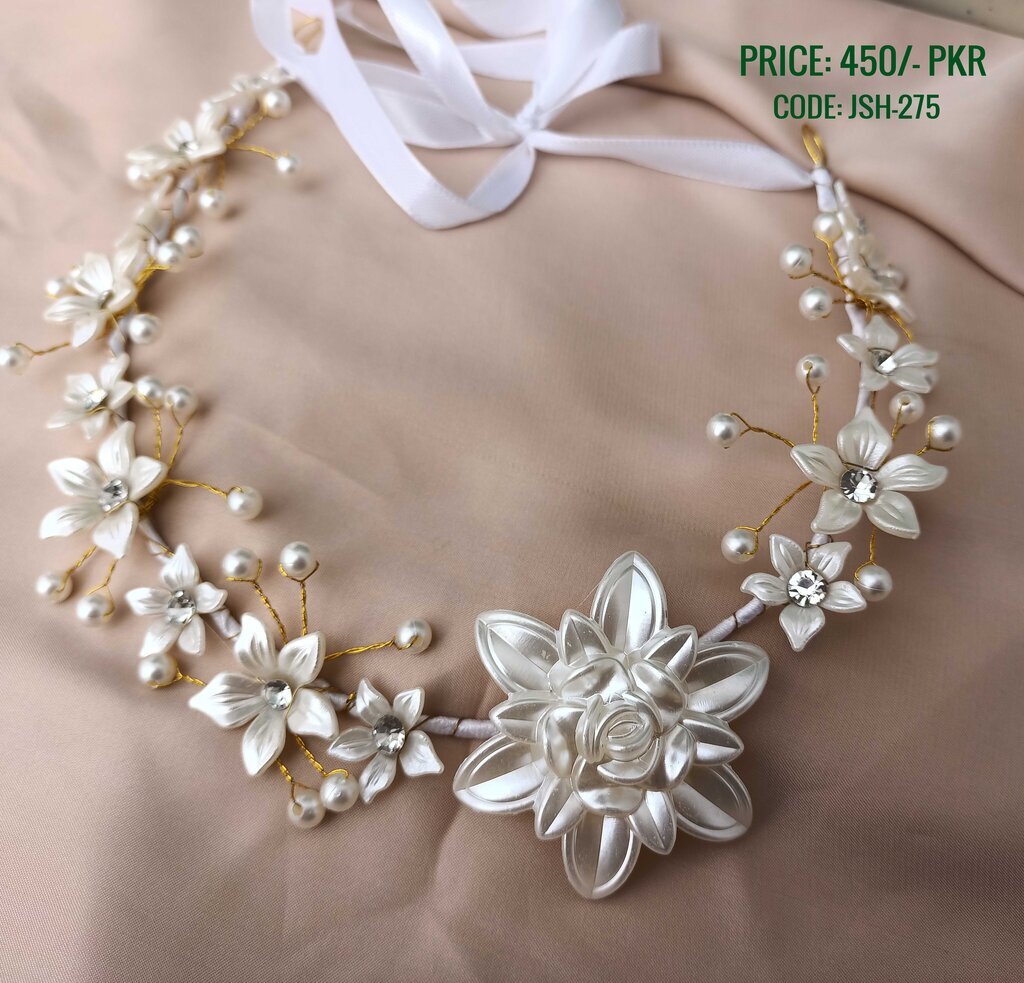 Fancy Flower Pattern Hair Band Price in Pakistan –  Jewellery Store PK
