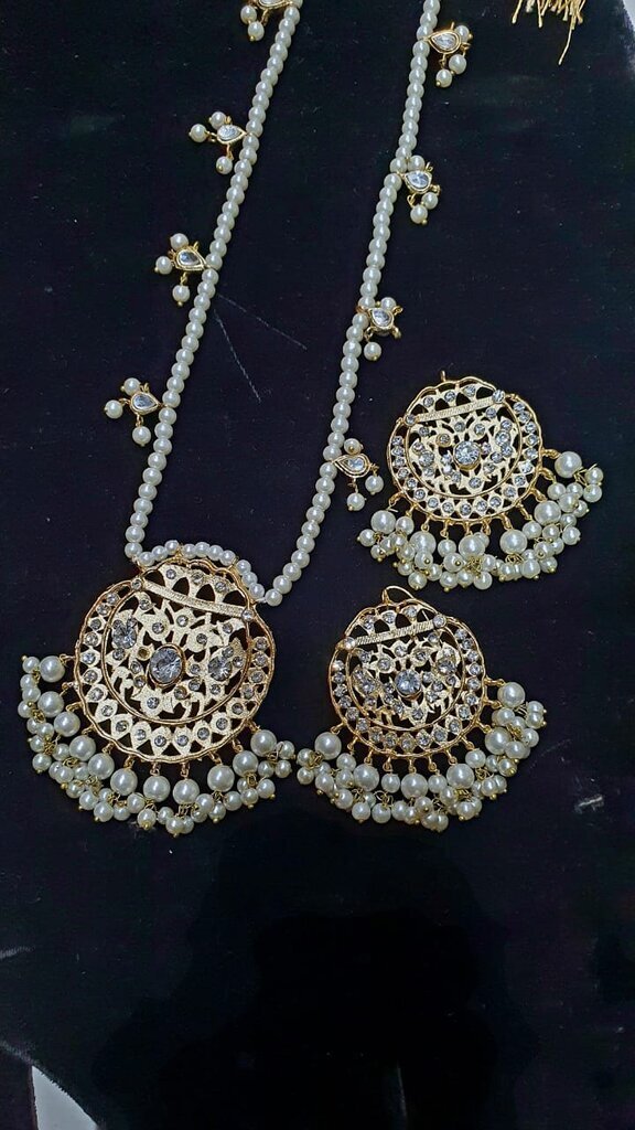 Bridal Hyderabadi Mala Jewellery Set J.S Jewellery Store PK