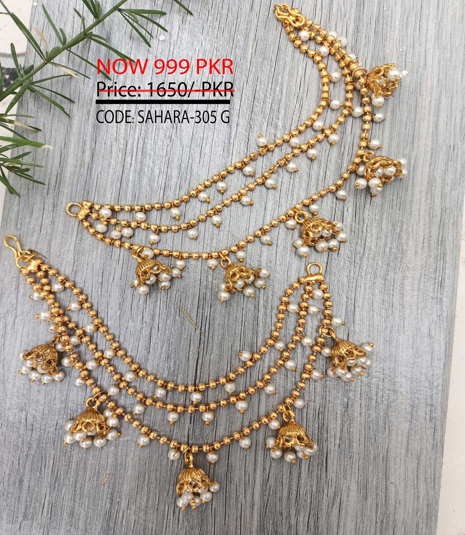 Indian Antique Sahara Earrings Bahu Bali Jewellery Store PK