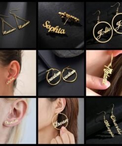 Custom Name Earrings