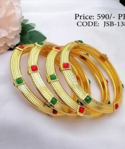 Indian Golden Bangles For Brides