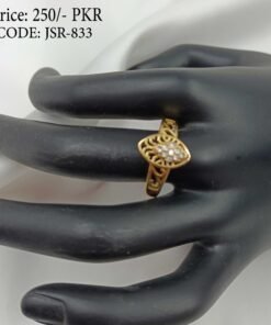 Trendy Golden Engagement Ring