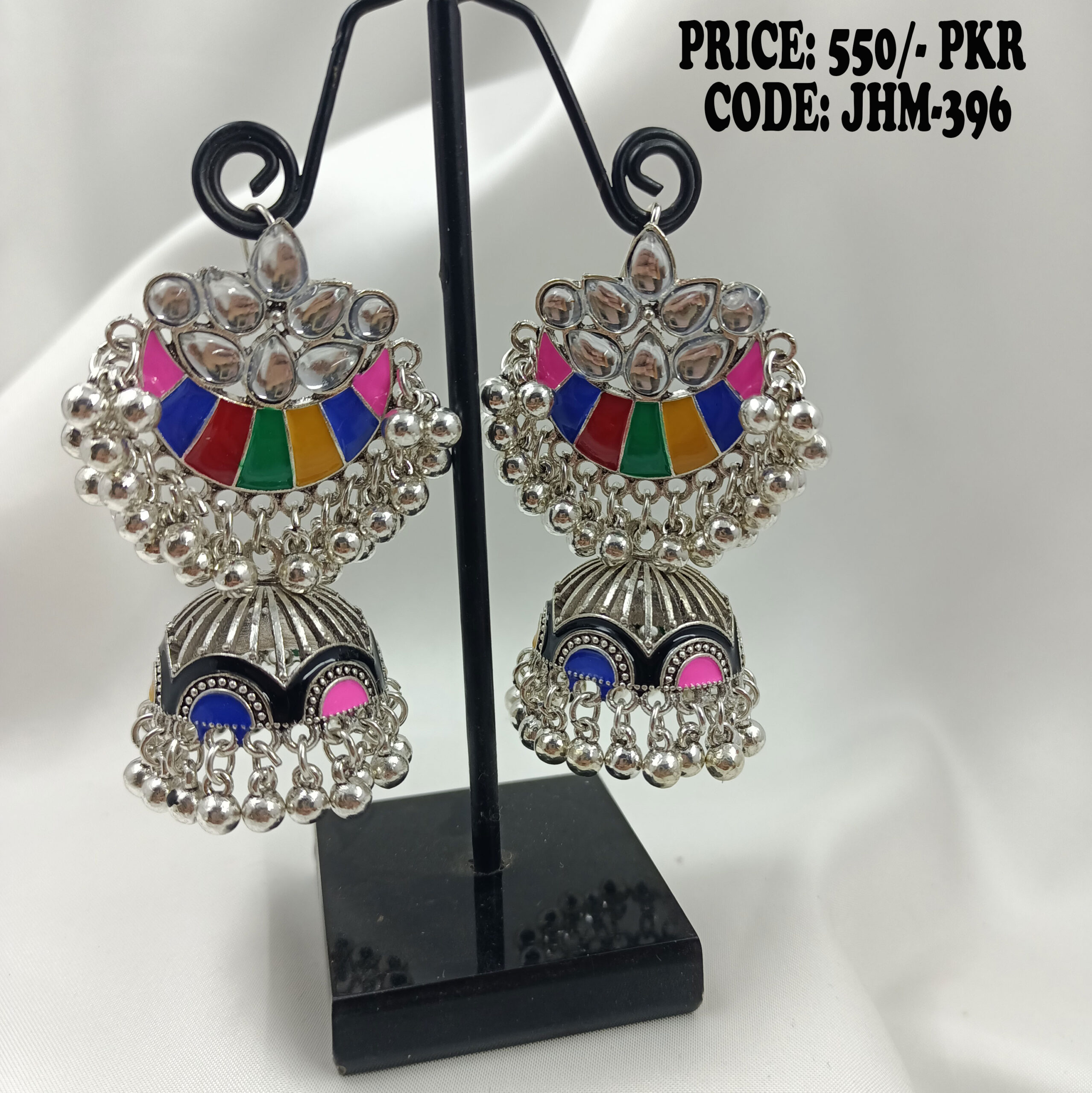 Designer Gold plated Earrings Jhumke Jhumka Indian Pakistani | eBay