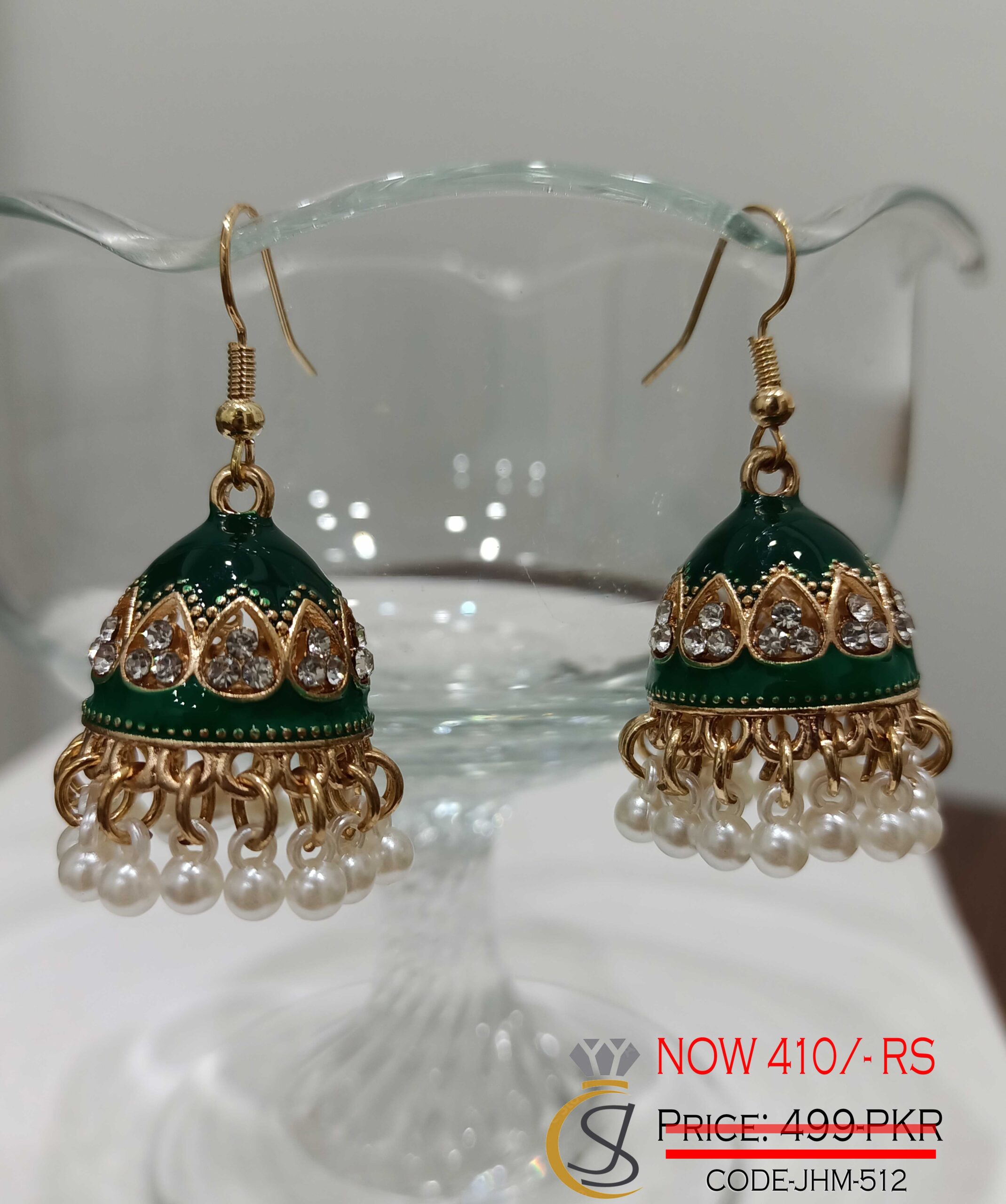 Small jhumki earrings deals