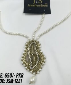 Golden Bridal Heavy Kundan Matha Patti