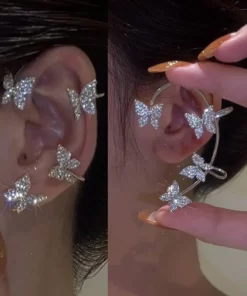 Trendy Butterfly Ear Clip(Earcuff) Non-Piercing