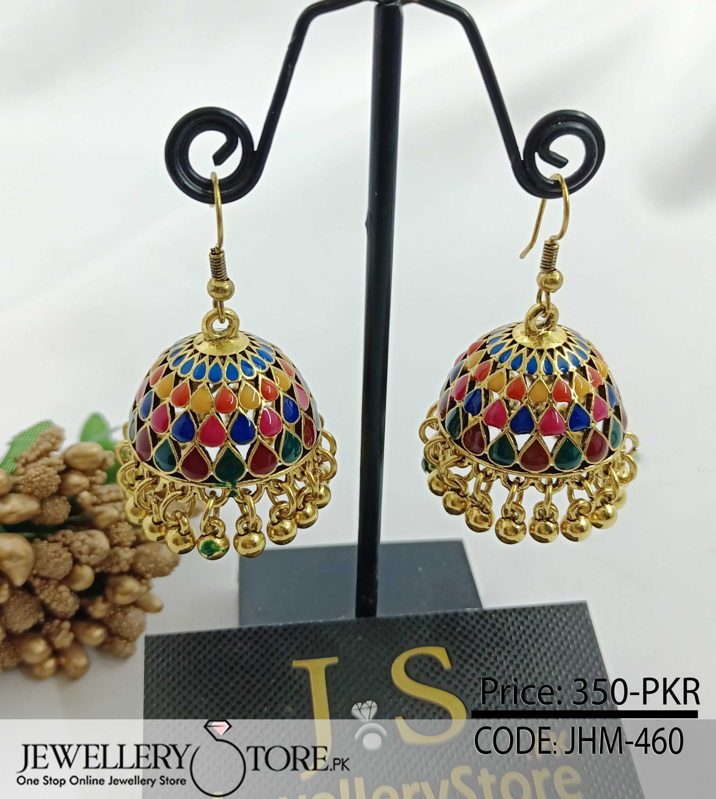 Small jhumki earrings Clearance