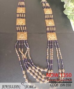 Bridal Wear Long Multi Layers Mala Necklace