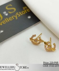 Heart Arrow Stud Earrings