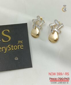 Branded Drop Earrings