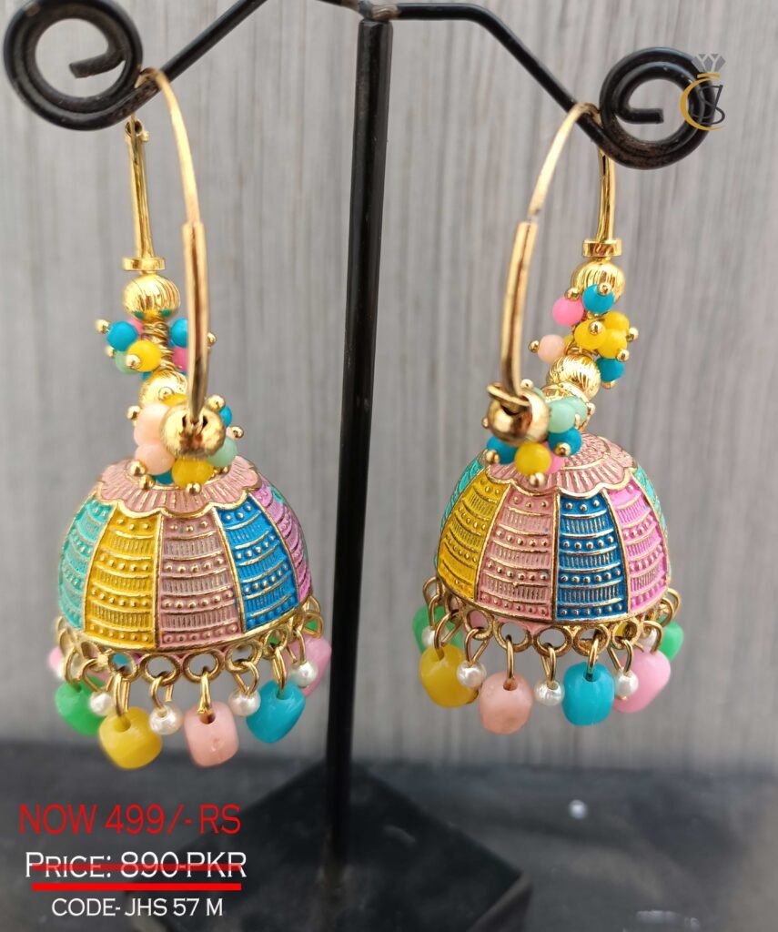 AI109 - Jhumka Bali Ring Hoop Earring