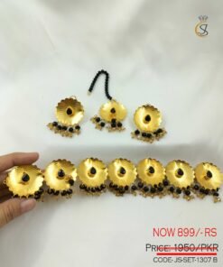 Golden Choker Jewellery Set