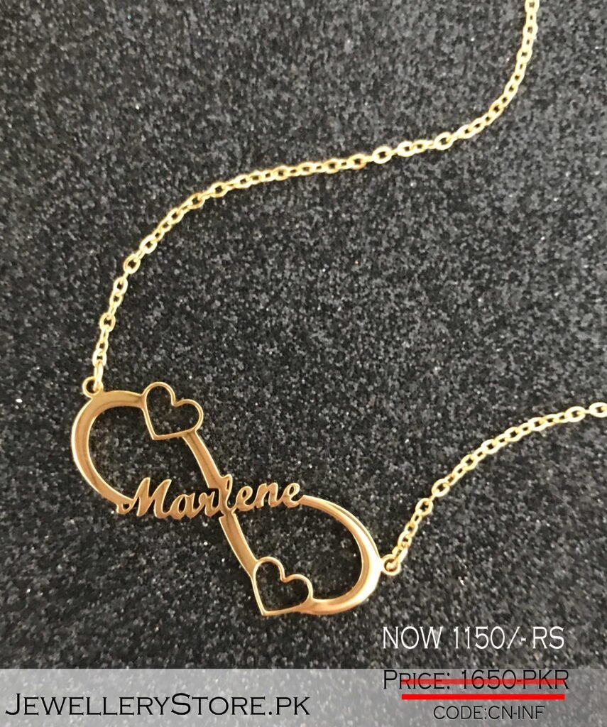 Personalized Infinity Symbol Projection Necklace For Women Customize Name Photo Pendant