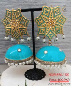 Beautiful Meenakari Jhumka
