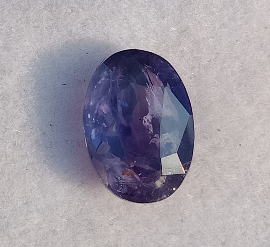 Natural Color Changing Sapphire Gemstone