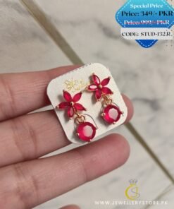 Flower Shape Stud Earrings