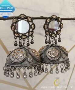 Ethnic Indian Oxidized Jhumka