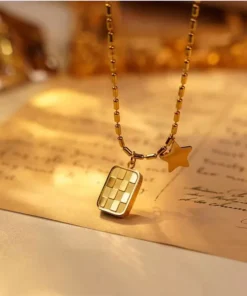 Lumino Buzz Gold Plated Necklace